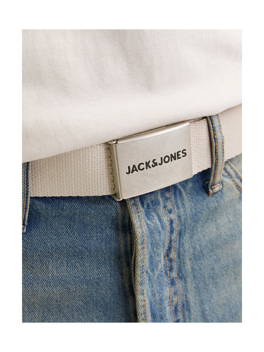 Jack & Jones Men's Webbing Belt Belt Moonbeam