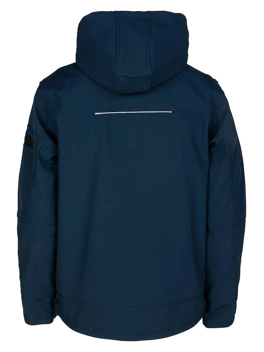 STOP Μπουφάν Εργασίας Softshell Navy Μπλε
