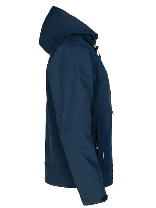 STOP Μπουφάν Εργασίας Softshell Navy Μπλε