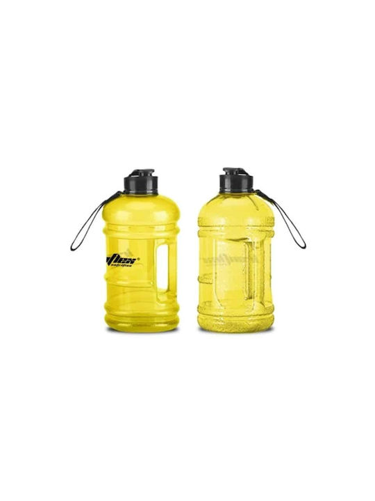 Ironflex Nutrition Gallon Αθλητικό Παγούρι 1890ml Κίτρινο