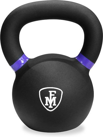 Ruilin Kettlebell Emailat 20kg Negru