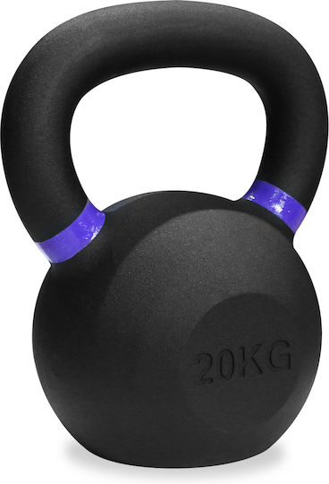 Ruilin Kettlebell Emailat 20kg Negru