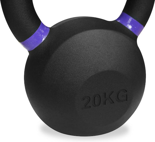 Ruilin Kettlebell Emailat 20kg Negru