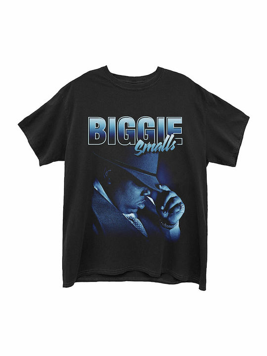 Rock Off Biggie Smalls Hat T-shirt Μαύρο Rock Off Biggie Smalls Hat T-shirt Μαύρο