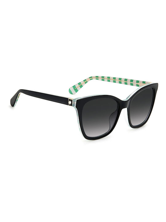 Kate Spade Feminini Ochelari de soare cu Negru Cadru și Negru Lentilă