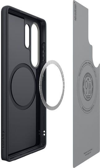 Spigen Nano Pop (MagFit) Back Cover Σιλικόνης 0.3mm Black Sesame (Galaxy S25 Ultra)