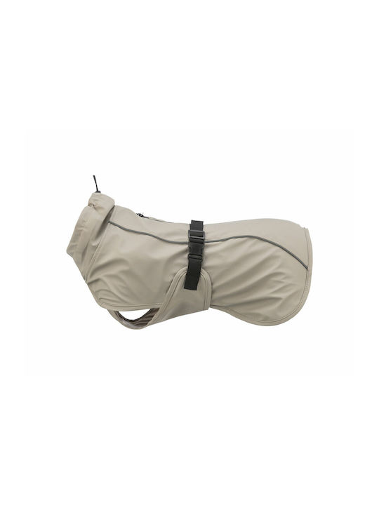 Beige Waterproof Dog Coat with 62cm Back Length