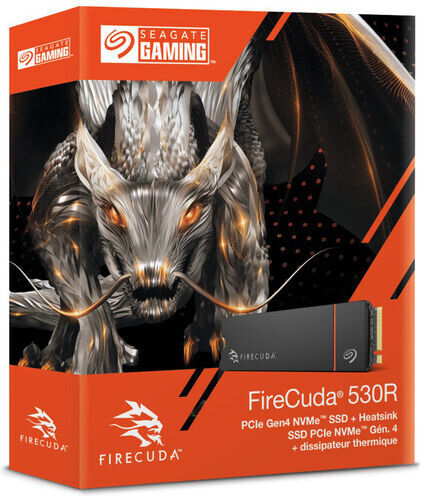 Seagate FireCuda 530R SSD 2TB M.2 Type with PCI Express 4.0 Communication Protocol and Heatsink ZP2000GM3A073