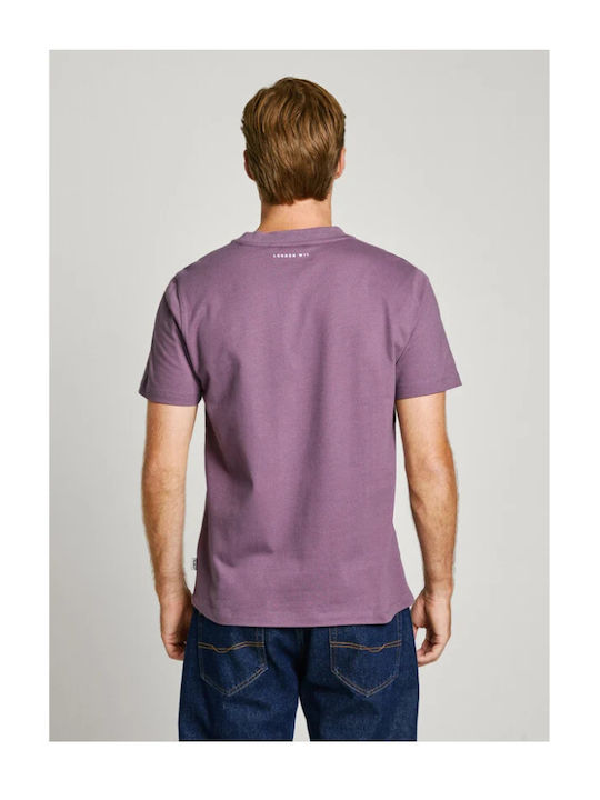 Dale T-shirt Aubergine Purple