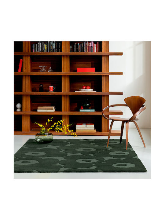 Marimekko Unikko Χαλί Ορθογώνιο Dark Green 170x240cm