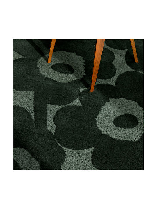Marimekko Unikko Χαλί Ορθογώνιο Dark Green 170x240cm