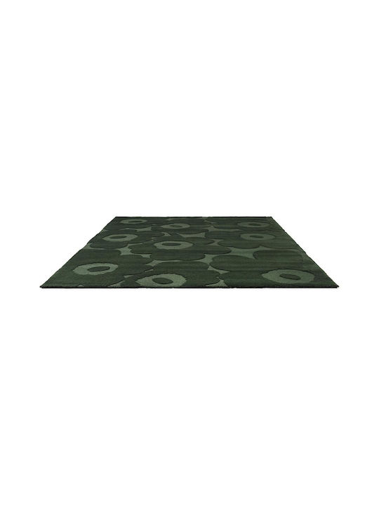 Marimekko Unikko Covor Rectangular Dark Green