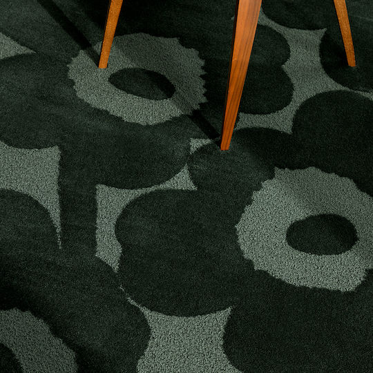 Marimekko Unikko Covor Rectangular Dark Green