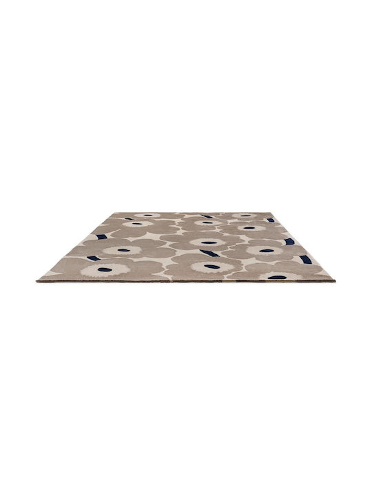 Marimekko Unikko Lucrat manual Covor Rectangular Greige