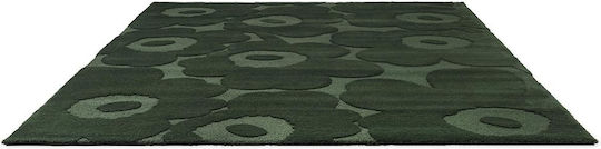 Marimekko Unikko Covor Rectangular Dark Green