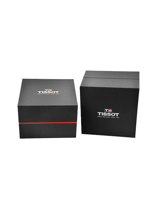 Tissot Men's Watch Battery with Silver Stainless Steel Bracelet