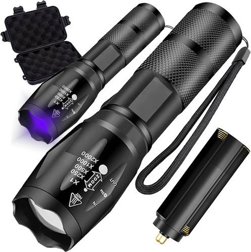 Trizand Rechargeable Flashlight LED UV Honey