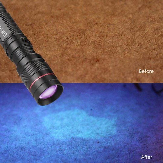 LED UV 1xAA Черен