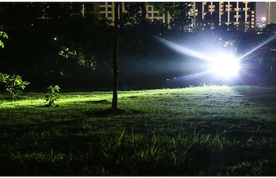 Superfire Επαναφορτιζόμενος Φακός LED με Μέγιστη Φωτεινότητα 440lm Flashlight