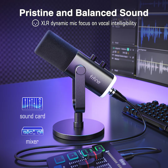 Fifine AM8 Σετ Μικρόφωνο για Studio