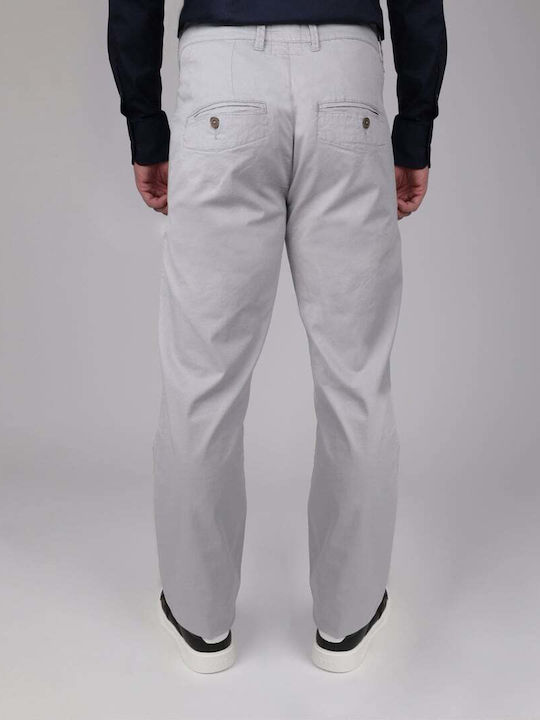 Trousers Chino Elastic Grey Light