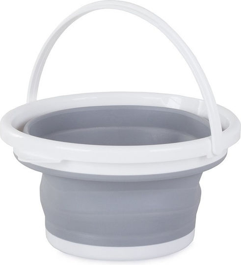 Collapsible Silicone Bucket with 10-Liter Capacity