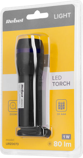 Vipow Flashlight LED with Maximum Brightness 80lm