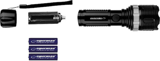 Esperanza Taschenlampe LED mit maximaler Helligkeit 75lm Schwarz