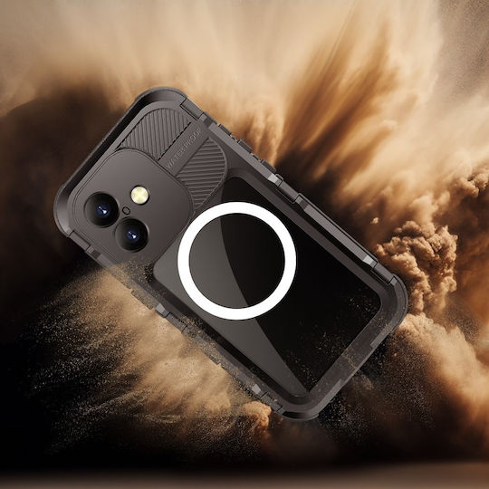 Shellbox Back Cover Πλαστικό / Σιλικόνης 2mm Αδιάβροχο Μαύρο (iPhone 16)