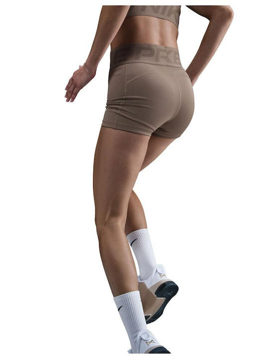 Nike Dri-Fit Pro Sculpt Training Κολάν Καφέ