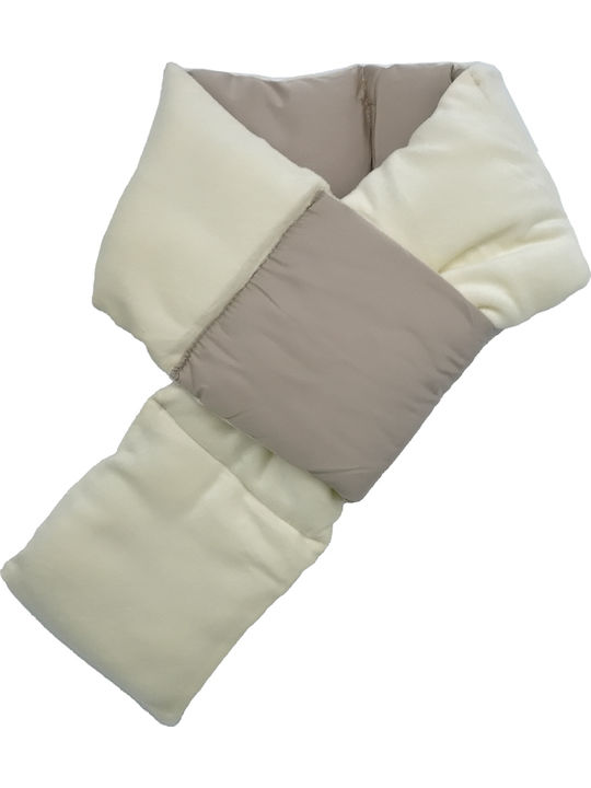 Γυναικείο Fleece Κασκόλ Λαιμός Μπεζ