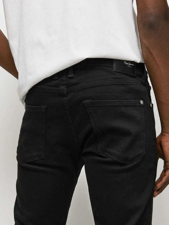 Finsbury Men's Jeans Pants with Skinny Fit Black