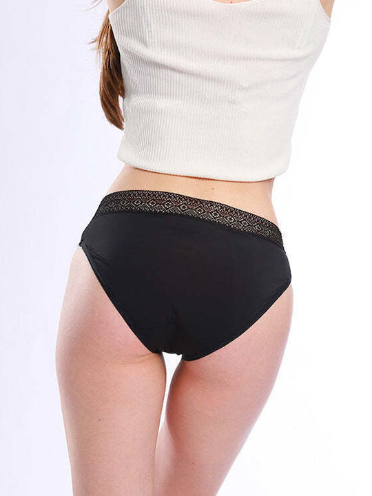 Geometric Lace Menstrual Underwear