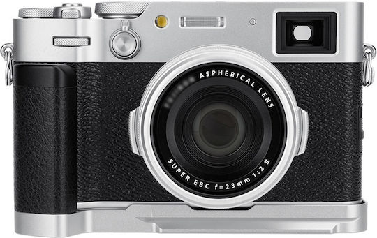 Jjc Hg-X100V Camera Hand Grip for Fujifilm X100V X100V X100F Silver