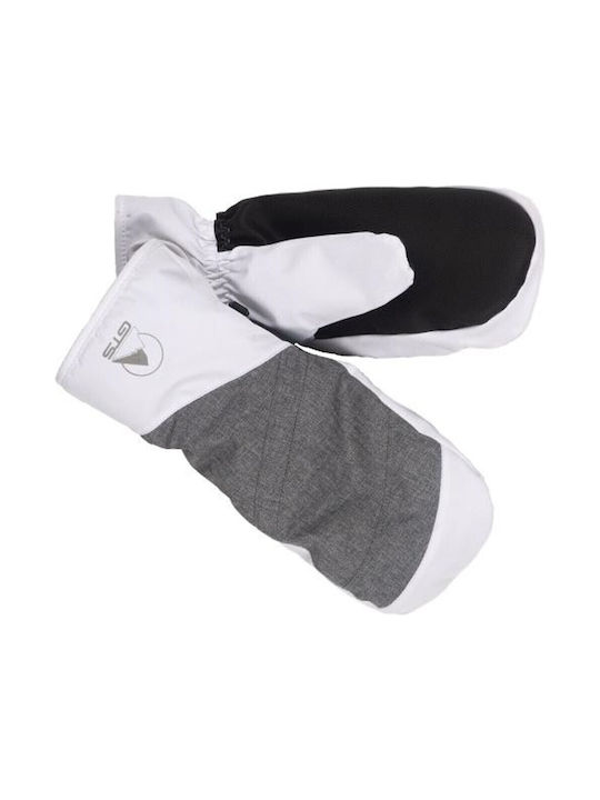 GTS Moda Italia Mittens Women's Ski & Snowboard Gloves White
