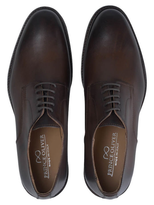 Prince Oliver Handmade Men's Leather Dress Shoes Brown