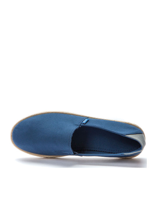Fabric Men's Espadrilles in Blue Color
