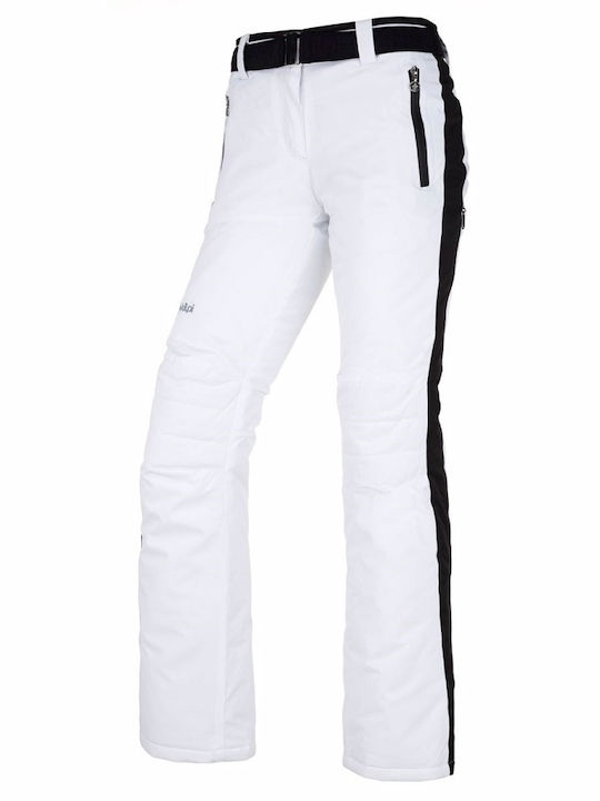 Kilpi JL0194KI-WHT Women's Trousers for Ski & Snowboard White