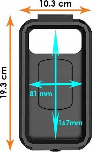 X-style Quick Lock Αδιάβροχη Βάση Smartphone (έως 7")