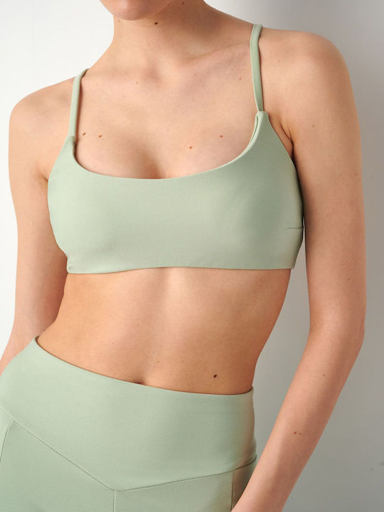 SugarFree Women's Bra without Padding Green