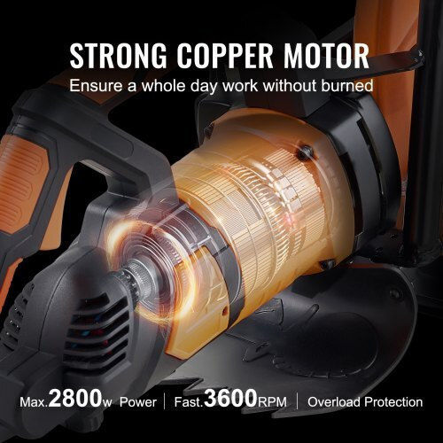 Vevor Electric Building Materials Cutter with 406.4mm Disc Diameter and 3600rpm Speed 3200W