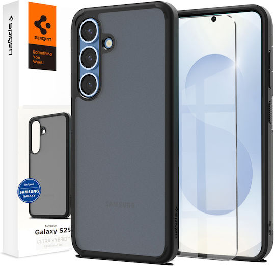 Spigen Ultra Hybrid Umschlag Rückseite Silikon / Kunststoff 1.2mm Schwarz (Galaxy S25)