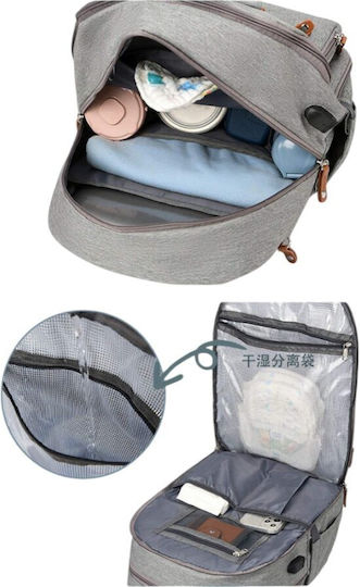 Queen Mother Diaper Bag Green 41x31x16cm.
