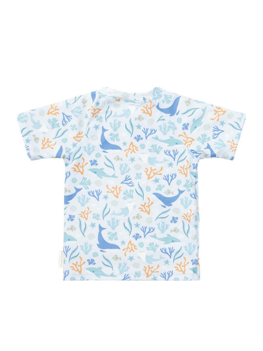 Little Dutch Costum de baie pentru copii Rashguard Ocean Dreams Blue