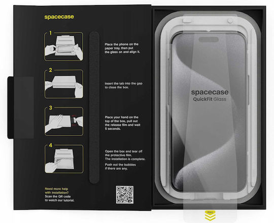 Spacecase Tempered Glass 2buc (iPhone 15 Pro Max)
