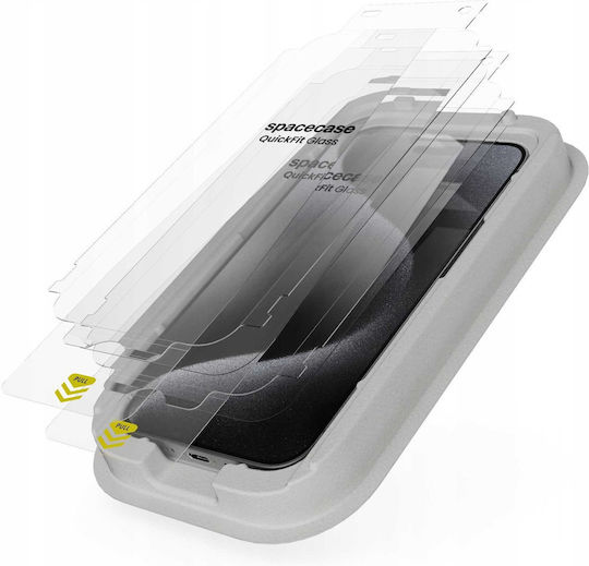 Spacecase Tempered Glass 2buc (iPhone 15 Pro Max)