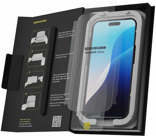 Spacecase 0.33mm Tempered Glass 2τμχ (iPhone 17 Pro Max / iPhone 16 Pro Max)