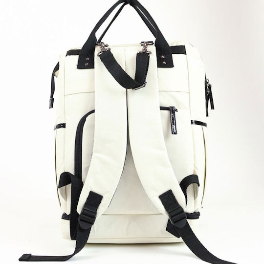 Baby on Board Diaper Bag Beige 27x16x44cm.