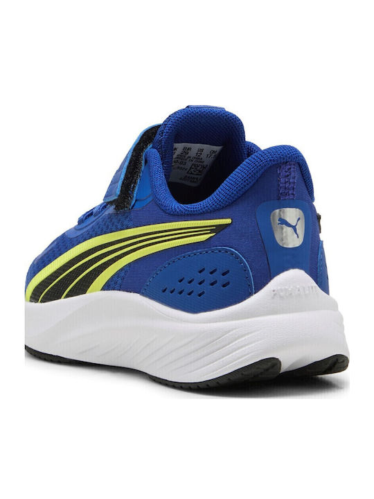 Lite Ac Kids Sneakers with Hoop & Loop Closure Blue
