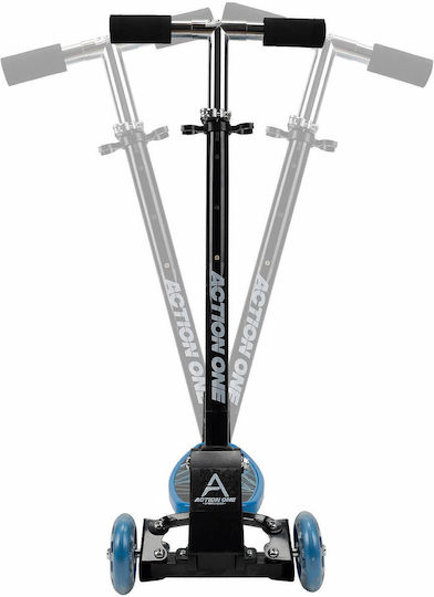Action One Kids 4-wheel Foldable Scooter Rookie Blue